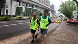 視覚障害者マラソンの伴走者を対象にした講習会 | MRTニュース | MRT宮崎放送