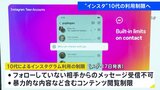 10代のインスタ利用　メタ社が「一部機能」を制限へ　非フォロー相手からのメッセージ受信できなくするなど|TBS NEWS DIG
