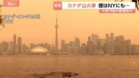 カナダで山火事160件超　街は煙でオレンジに…トロントなどで“大気汚染警報”　危険度は最高の「10+」　隣接の米NYでも注意報|TBS NEWS DIG
