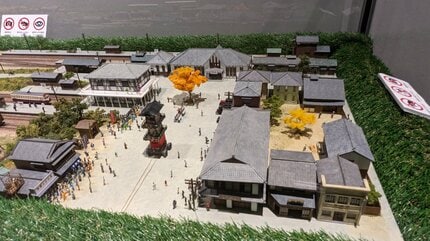 昭和11年に撮影された記録映画をもとに、当時の花巻駅周辺を表現 精巧