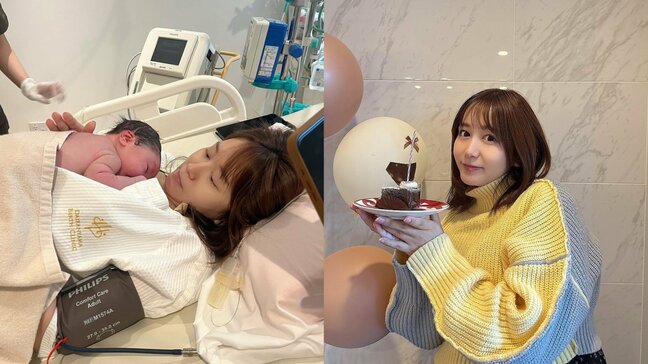 【出産】大場美奈さん「第一子となる男の子」「3480gの元気な赤ちゃんです」夫は千葉ロッテの石川柊太投手|TBS NEWS DIG