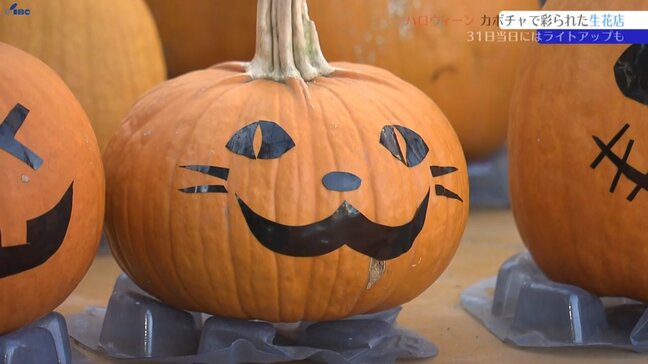 大小300個のカボチャがずらり 盛岡の生花店でハロウィーンを演出 31日夜にはライトアップも 岩手|TBS NEWS DIG