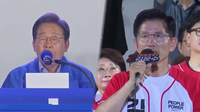 韓国大統領選挙きょう投開票　野党・李在明候補「内乱行為の責任を問う」 与党・金文洙候補「怪物総統独裁の出現を防ぐ」|TBS NEWS DIG