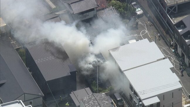 「家が燃えている」空き家が全焼する火事　所有する80代の男性は入院中　家の手入れに訪れた40代の息子が火を確認　福岡市博多区|TBS NEWS DIG