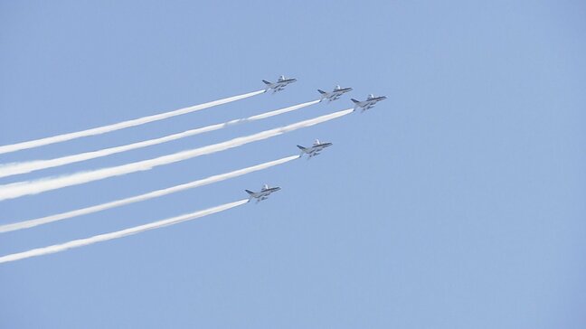 【速報】ブルーインパルスきょうも都内周遊を中止　「世界陸上2025」開幕に合わせた展示飛行|TBS NEWS DIG