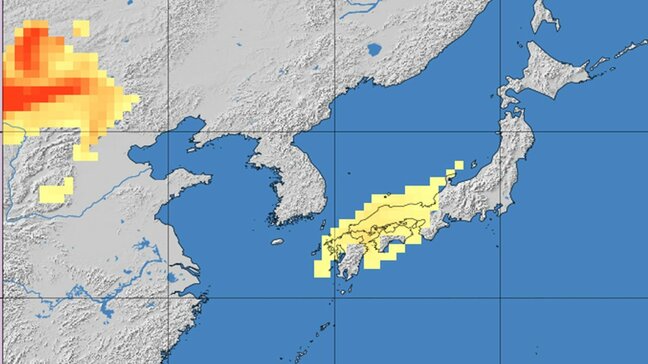 黄砂情報　25日以降西日本に黄砂飛来　28日にかけて、いつどこに黄砂が来るかをシミュレーション画像で確認・黄砂の解説も　気象庁発表|TBS NEWS DIG