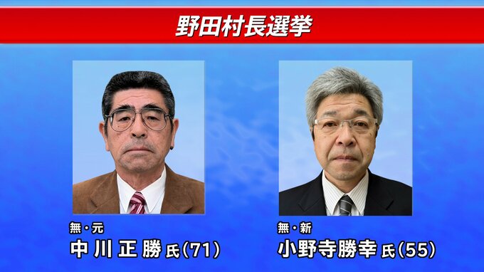 正午現在の推定投票率23.97%　元職と新人の一騎打ち　岩手・野田村長選の投票続く|TBS NEWS DIG