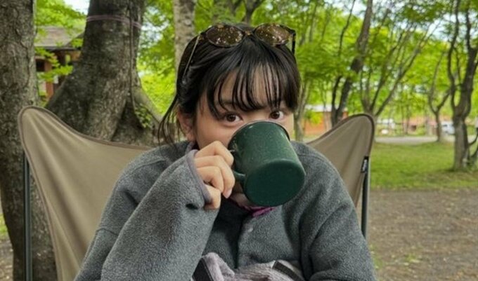 永野芽郁さん　「ようやく行けたキャンプ」　休日のオフショットを公開　焚火の前でスマイル|TBS NEWS DIG