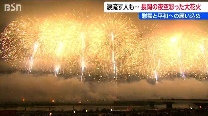 「忘れられない思い出に」3年ぶりナイアガラ復活！長岡花火で咲いた鎮魂と平和の祈り “2人1組 6万9800円”チャーター機での上空観賞ツアーも 新潟・長岡市|TBS NEWS DIG