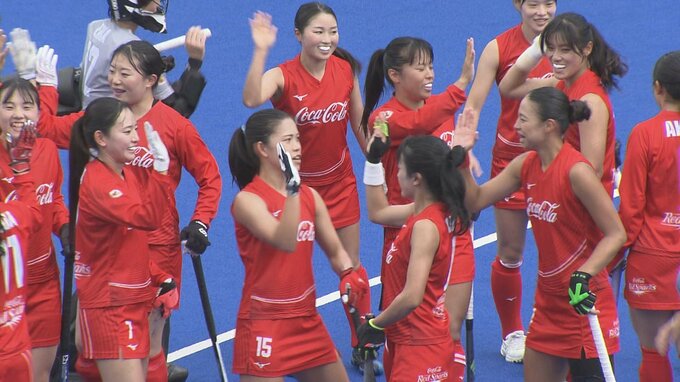 コカ・コーラレッドスパークス　パリ五輪代表が６人が躍動　本拠地でホッケー日本リーグ　|　RCC NEWS | 広島ニュース | RCC中国放送