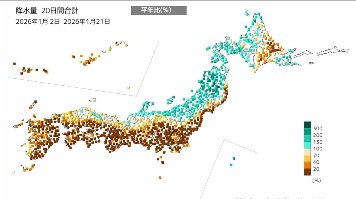 【林野火災に注意】30年に一度程度の顕著な少雨 運用開始から初の発表「少雨に関する気象情報」東海・近畿太平洋側・四国・九州南部で | TBS ...