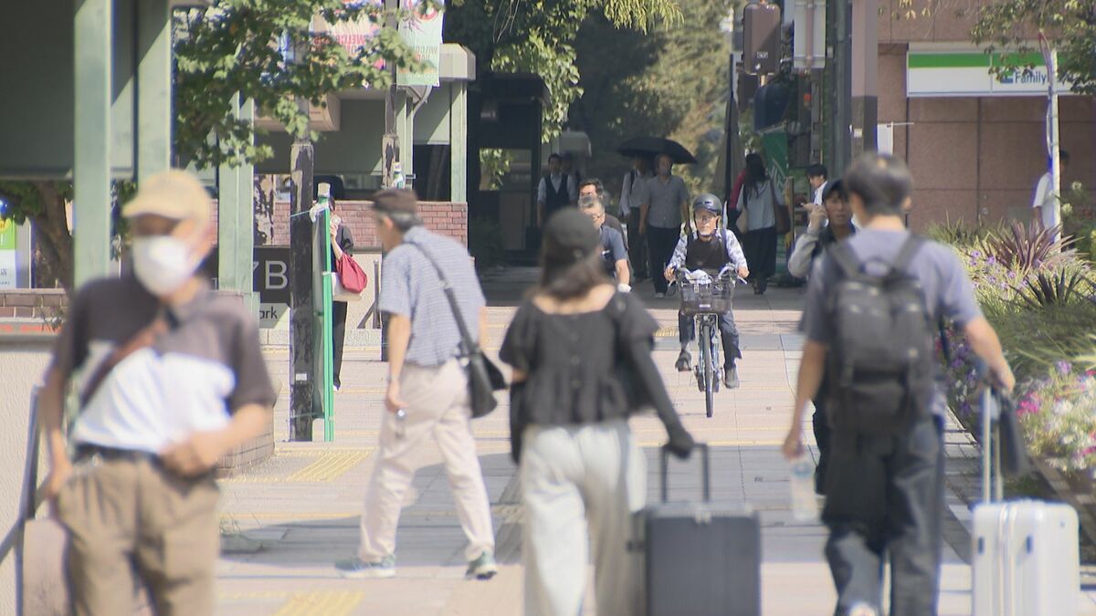 9月なのに…名古屋は38℃予想  真夏のような暑さ続く 愛知･三重に熱中症警戒アラート こまめな水分・塩分補給を