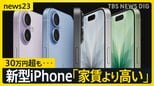 「家賃より高い」の声も 新型iPhoneシリーズ発表 最上位モデル“フルスペック”30万円超えも…“iPhone指数”で見る日本の現在地【news23】|TBS NEWS DIG