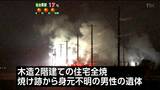 住宅火災で焼け跡から男性の遺体　身元確認急ぐ　仙台・若林区|TBS NEWS DIG