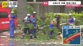 台風6号が九州から関東を直撃へ 奄美や九州南部では線状降水帯のおそれも…今後の進路・勢力は?【news23】|TBS NEWS DIG