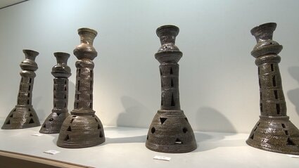 古墳時代の土器を備前焼で再現」森和彦さんの作陶展【岡山高島屋