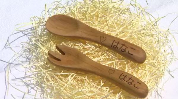 健やかな成長を願って　柄に赤ちゃんの名前が入ったスプーンとフォークを無料でプレゼント　（長野）|TBS NEWS DIG