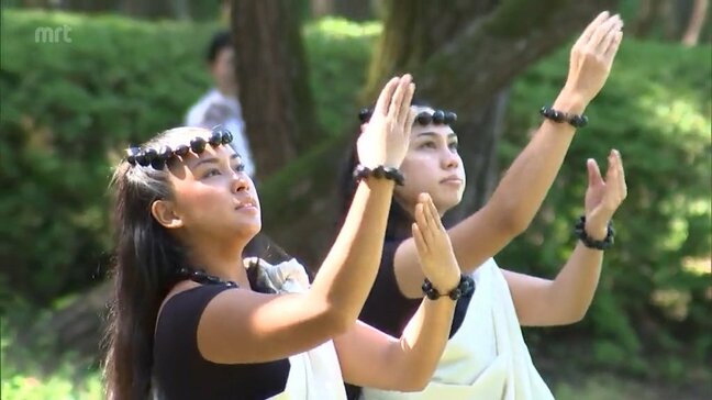 宮崎県内でフラのフェスティバルが始まる 本場・ハワイのダンサーらが古典フラを奉納|TBS NEWS DIG