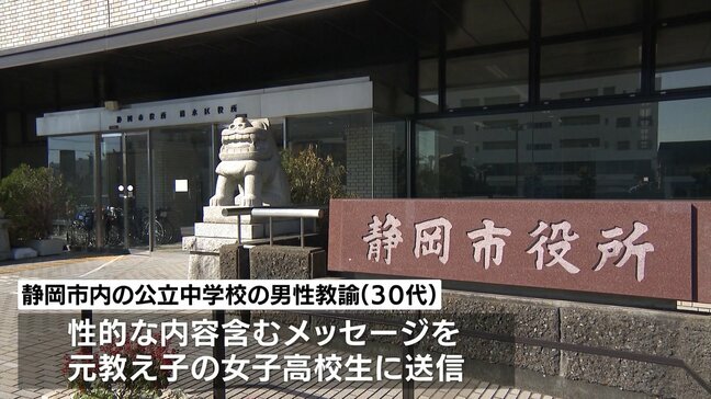 30代の中学校教諭 元教え子の女子高校生にSNSで性的メッセージ 教育委員会が臨時の保護者会|TBS NEWS DIG