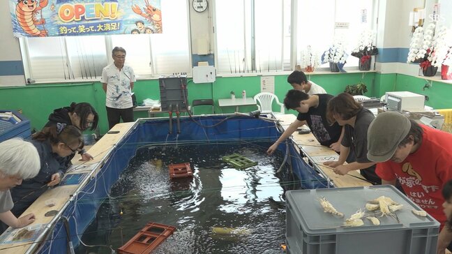 世界最大の淡水エビ釣り「沼津シュリンプパーク」想定上回る反響 体験型観光でまちの活性化に期待=静岡・沼津市|TBS NEWS DIG