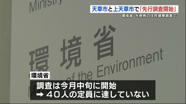 11月中旬から水俣病健康調査の「先行調査」実施中 対象は天草市・上天草市 1975年以降に生まれた人|TBS NEWS DIG