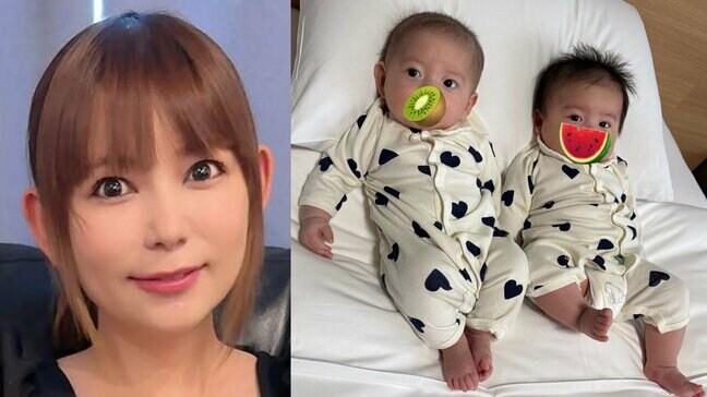 【 中川翔子 】 双子「お兄ちゃん6270g 弟くん5405g」と成長報告 インスタ「55万人突破」でフォロワーへ感謝 |TBS NEWS DIG