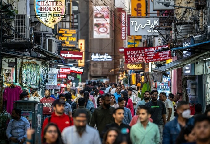 インド、26年度成長率見通しを7.6%に引き上げ－GDP統計改定受け