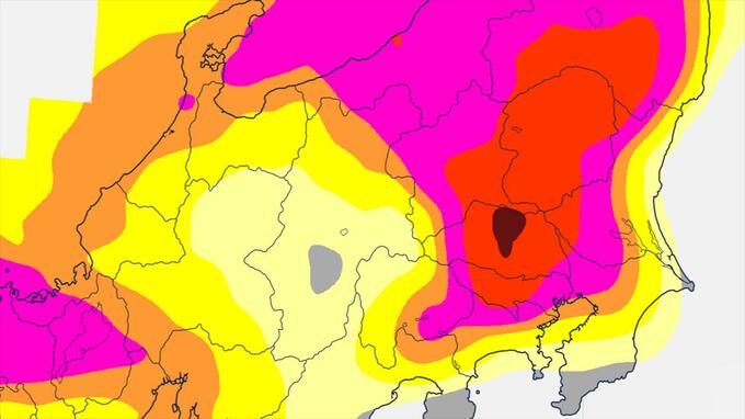 【関東甲信】5日昼前～夜遅くにかけ、6日昼前～夜のはじめ頃にかけ　大気が非常に不安定　落雷や竜巻などの激しい突風、局地的な激しい雨に注意【雨と風のシミュレーション・発雷確率】|TBS NEWS DIG
