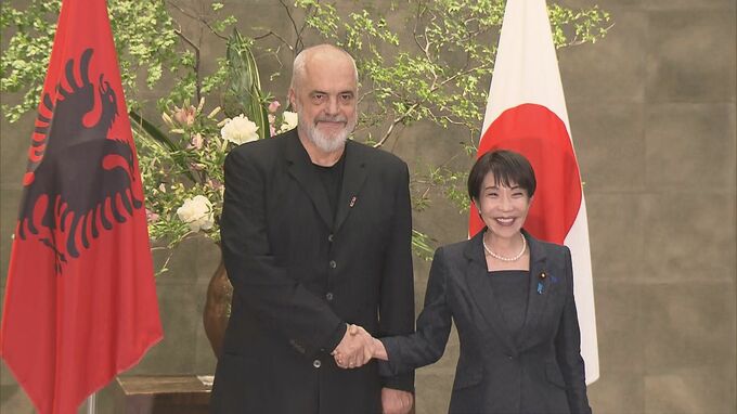 高市総理「EU加盟を力強く後押し」 日アルバニア首脳会談