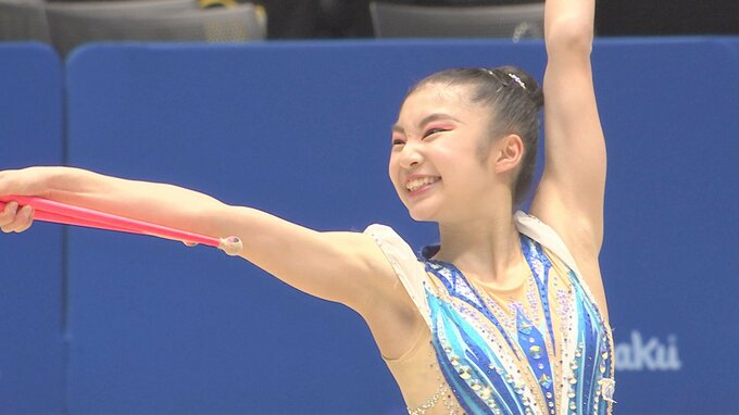 【新体操】17歳ホープ・鈴木菜巴が全日本種目別で2つの銀メダル！アジア大会、パリ五輪へ代表入り目指す|TBS NEWS DIG