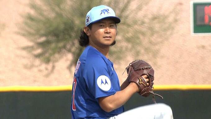 今永昇太、初ライブBPはストライク率52％と制球苦しむ　打者5人に3安打1本塁打2三振　次の実戦は日本時間21日|TBS NEWS DIG