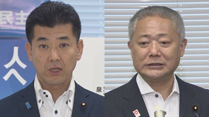 立憲・泉代表と維新・馬場代表が会談　次期衆院選など意見交換か