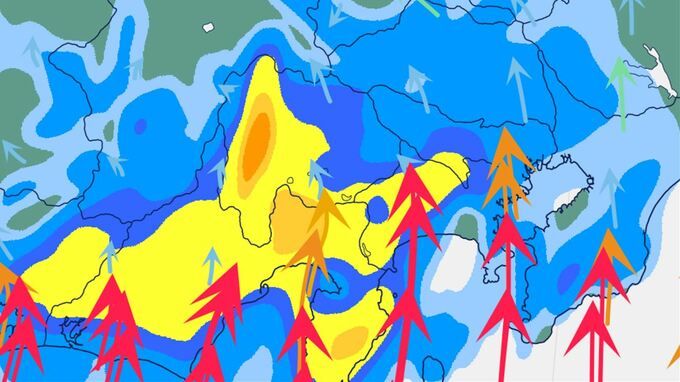 【関東甲信】17日18時までの予想降水量（多い所）　関東120ミリ、甲信180ミリ　少ない雨量でも土砂災害の危険度が高まるおそれ　【発雷確率・雨と風のシミュレーション】|TBS NEWS DIG
