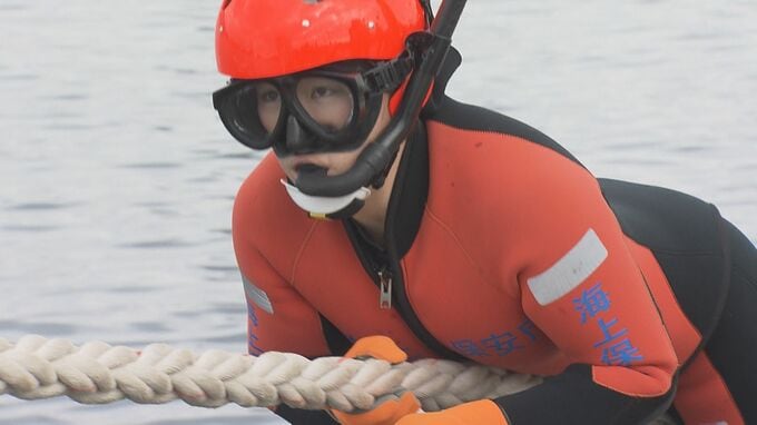 初の女性潜水士も参加！長崎海上保安部の訓練初め　|　長崎のニュース | 天気 | NBC長崎放送