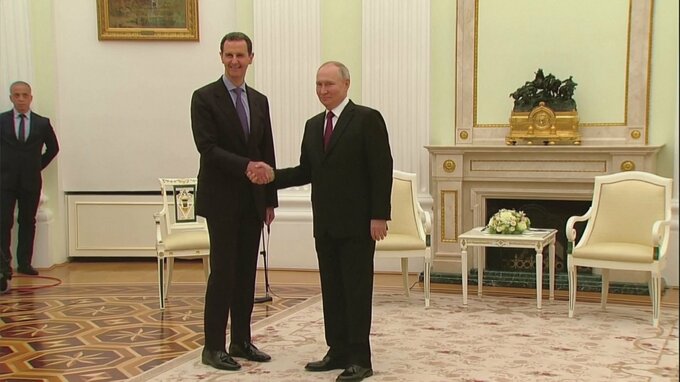 プーチン大統領 シリアのアサド大統領と会談　アサド氏はウクライナ侵攻改めて支持表明|TBS NEWS DIG