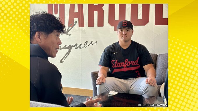 ホークス城島CBOがドラ1佐々木麟太郎に指名あいさつ|TBS NEWS DIG