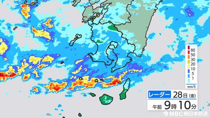 薩摩・大隅地方は28日夕にかけて土砂災害に厳重警戒を　鹿児島　|　鹿児島のニュース｜MBC NEWS｜南日本放送