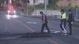 追跡していた車を発見 パトカーに“無人バック”で衝突して引火 大分|TBS NEWS DIG