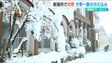 新潟市で去年より13日早い初雪　消防局はストーブ火災に注意呼びかけ|TBS NEWS DIG