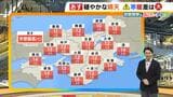 【近畿の天気】１３日（金）は穏やかな晴天　どの地域も傘要らず　一日の寒暖差が大きく　体調管理には注意|TBS NEWS DIG