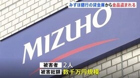 みずほ銀行の貸金庫から金品盗まれたか　数千万円規模、元行員が関与|TBS NEWS DIG