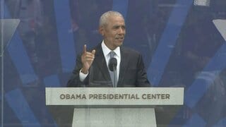 オバマ元大統領の記念館がシカゴにオープン「民主主義の貴重さ再認識の場所に」 人気歌手らパフォーマンス　歴代大統領集結もトランプ氏は招待されず| TBS CROSS DIG with Bloomberg