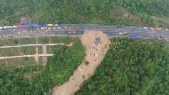 中国・広東省　高速道路崩落事故で死者は48人に　現地メディア報道|TBS NEWS DIG