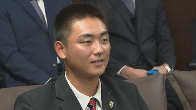 プロ野球ドラフト会議 神村学園の今岡拓夢選手 埼玉西武ライオンズが育成枠2巡目で指名 鹿児島|TBS NEWS DIG