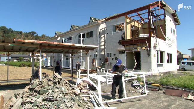 牧之原市で発生した「竜巻」 小学校は臨時休校、住民の復旧作業続く 知事「必要な対策速やかに」＝静岡|TBS NEWS DIG