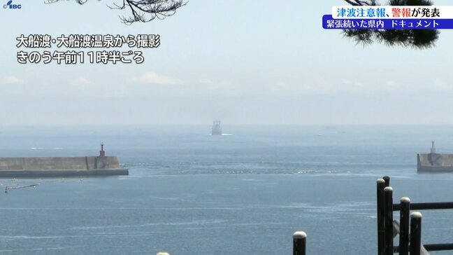 津波注意報や津波警報が発表された岩手県内の様子の様子を振り返る|TBS NEWS DIG