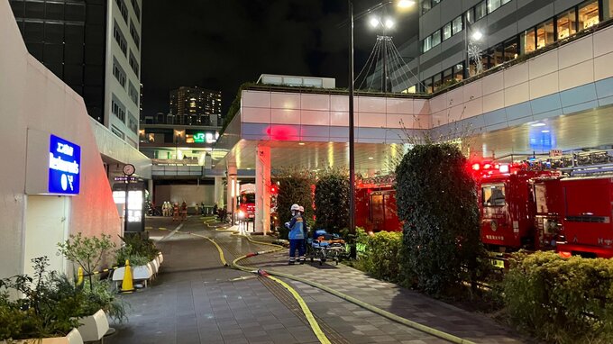 【速報】JR田町駅近くのビル地下1階 中華料理店の厨房ダクトから出火 店員2人けが 運行影響なし|TBS NEWS DIG