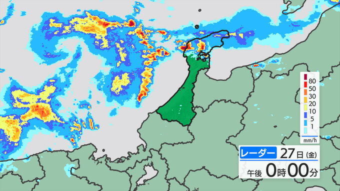 石川・輪島市で1時間に57ミリの非常に激しい雨 10月の観測史上最大 土砂災害に厳重警戒|TBS NEWS DIG