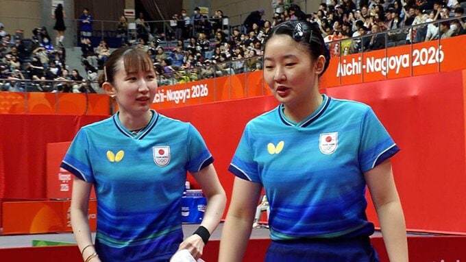 張本＆早田の“みわひな”ペアが銀メダル　中国ペアにストレート負け喫し60年ぶり金ならず　第1Gはまさかの0ー11【アジア大会】|TBS NEWS DIG