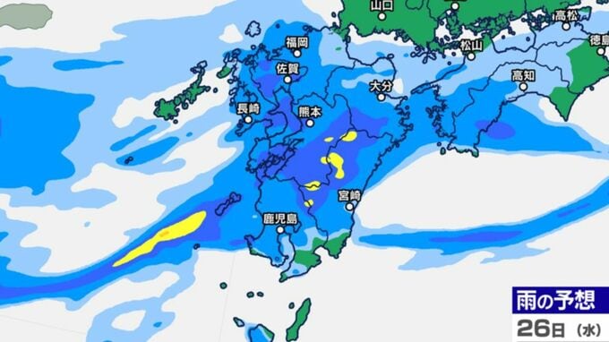 九州で雨続く　梅雨前線が停滞…雨シミュレーションきょう・あす１時間ごと…九州・沖縄16日間天気予報　|　鹿児島のニュース｜MBC NEWS｜南日本放送